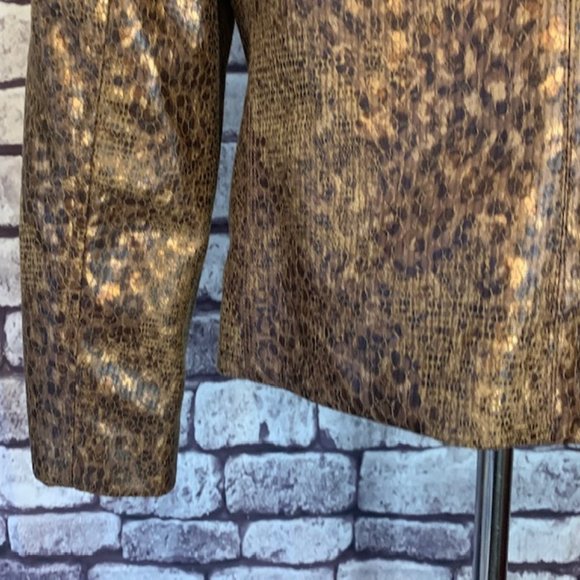 Alfred Dunner Size 10P Animal Print Jacket - Picture 9 of 10